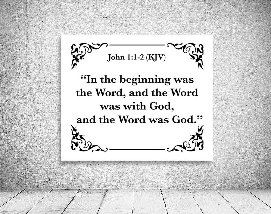 John 1 1 2 Wall Preview