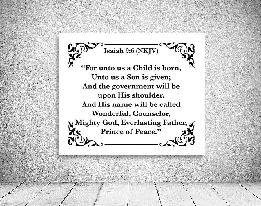 Isaiah 9 6 Wall Preview