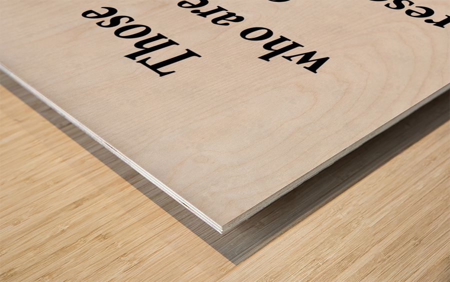 Resentful Thoughts Wood print