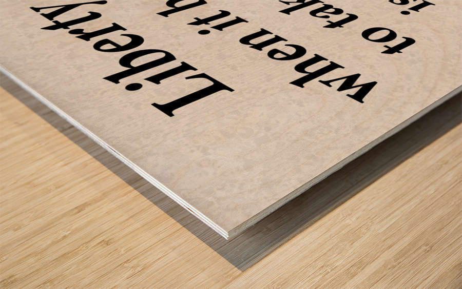Liberty Wood print