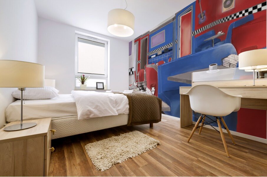 Annees 50 Mural print