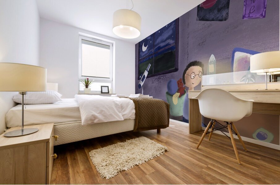 La fusee  Mural print