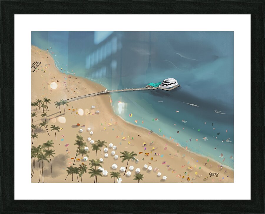 Hawai Picture Frame print