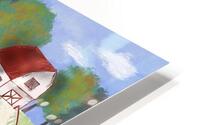 A la campagne HD Metal print
