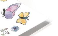 Papillons HD Metal print