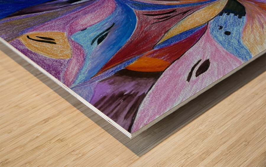 Aventure Wood print