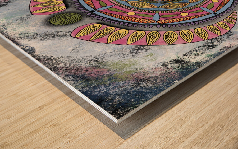 Troisieme oeil Wood print