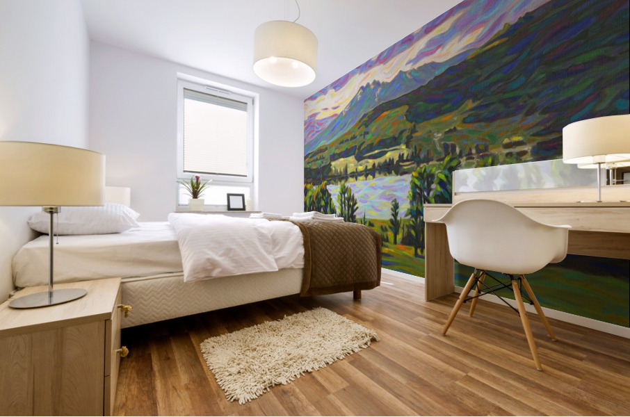 Round Lake Afternoon Mural print