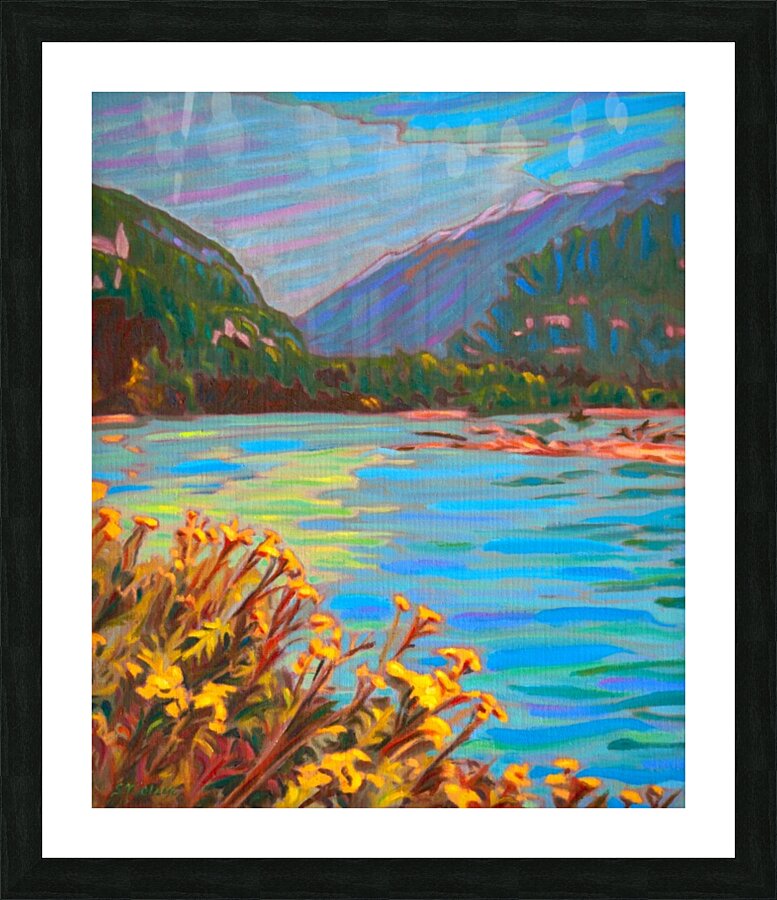 Skeena Blossoms Picture Frame print