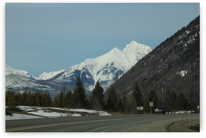 Snow Covered Peaks by Dustin Rogers