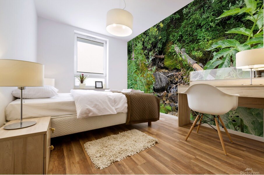 Quiet trickle Mural print