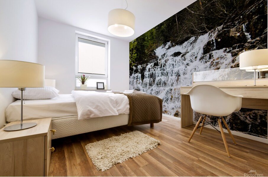 Water steps Mural print