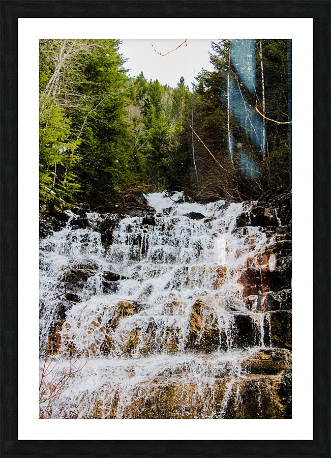 Water steps Picture Frame print