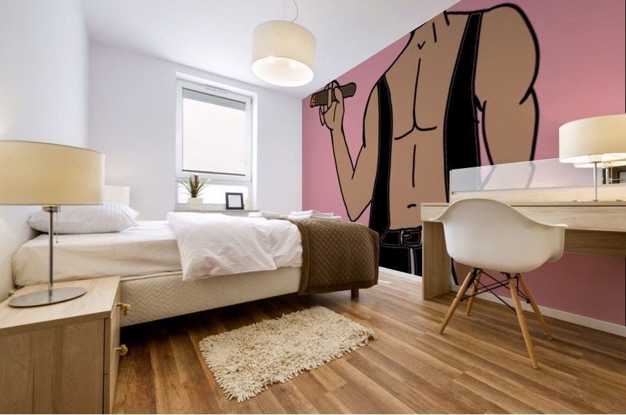 Leather Daddy Mural print