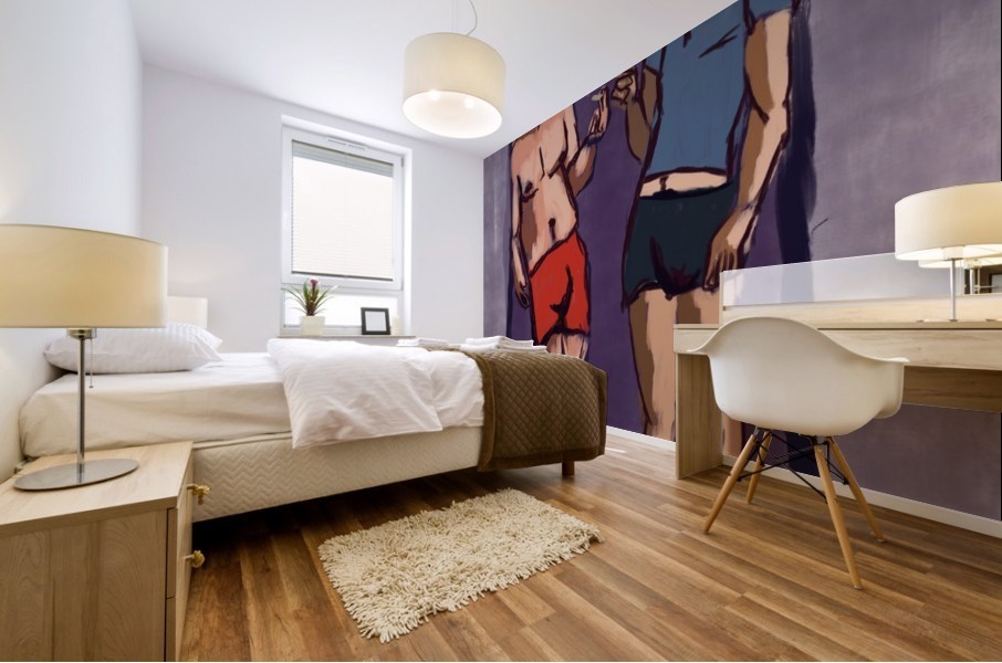 Amsterdam Boys Mural print