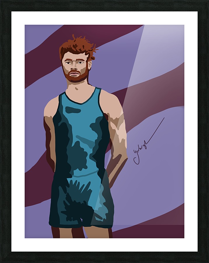 Gym Clothes Picture Frame print
