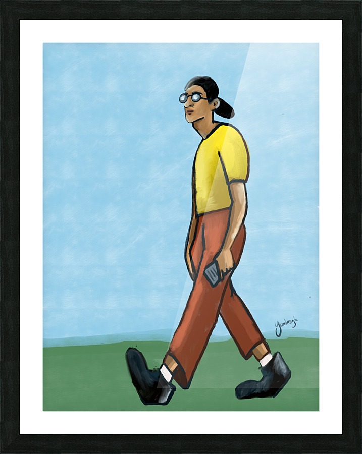 Strolling Along Picture Frame print