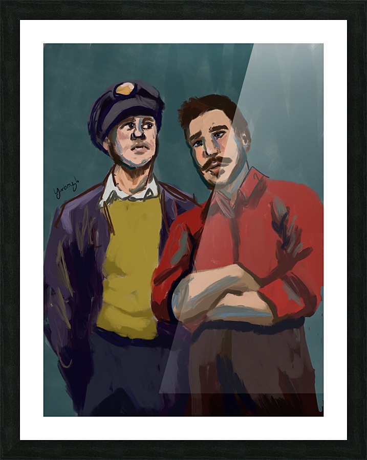 Buddies Picture Frame print
