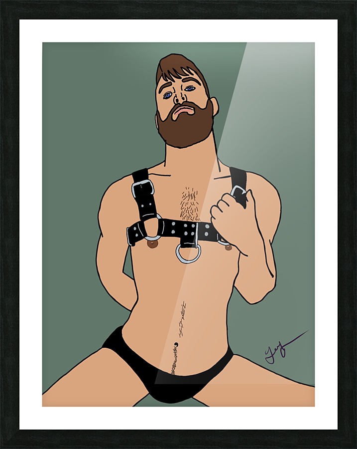 Harness Boy Picture Frame print