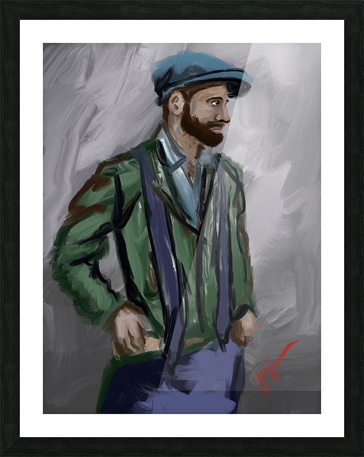 Millworker Picture Frame print