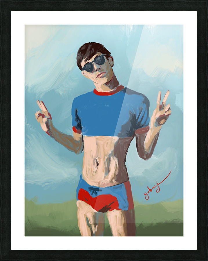 Connor Picture Frame print