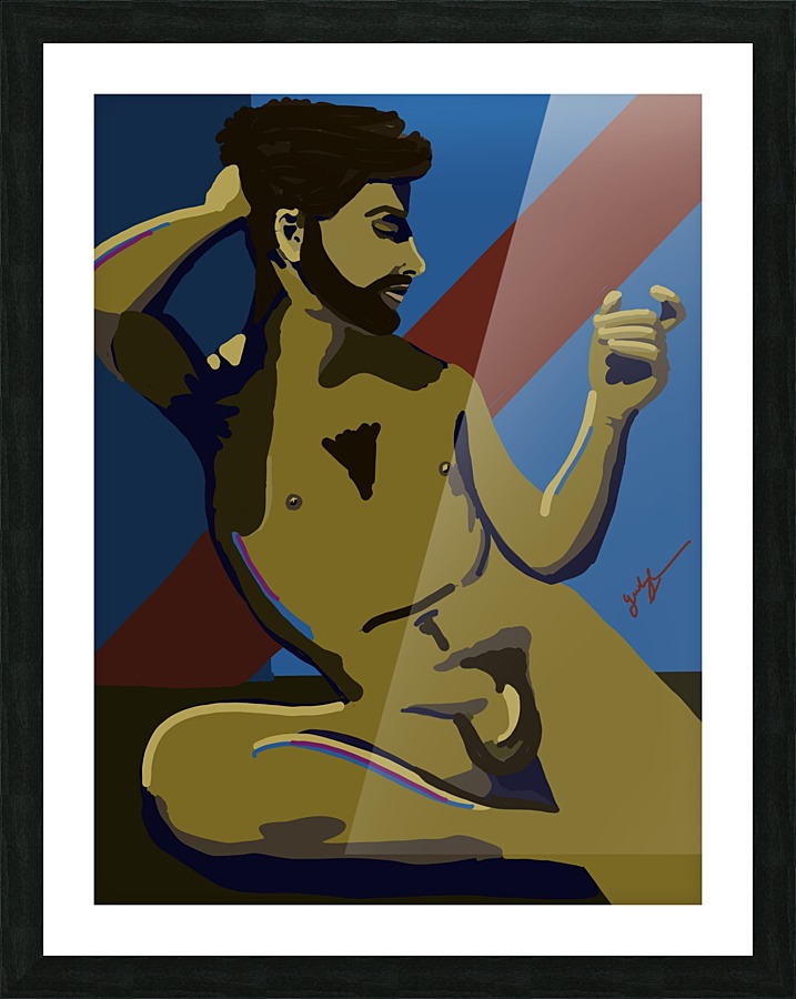 Reclining Nude Picture Frame print