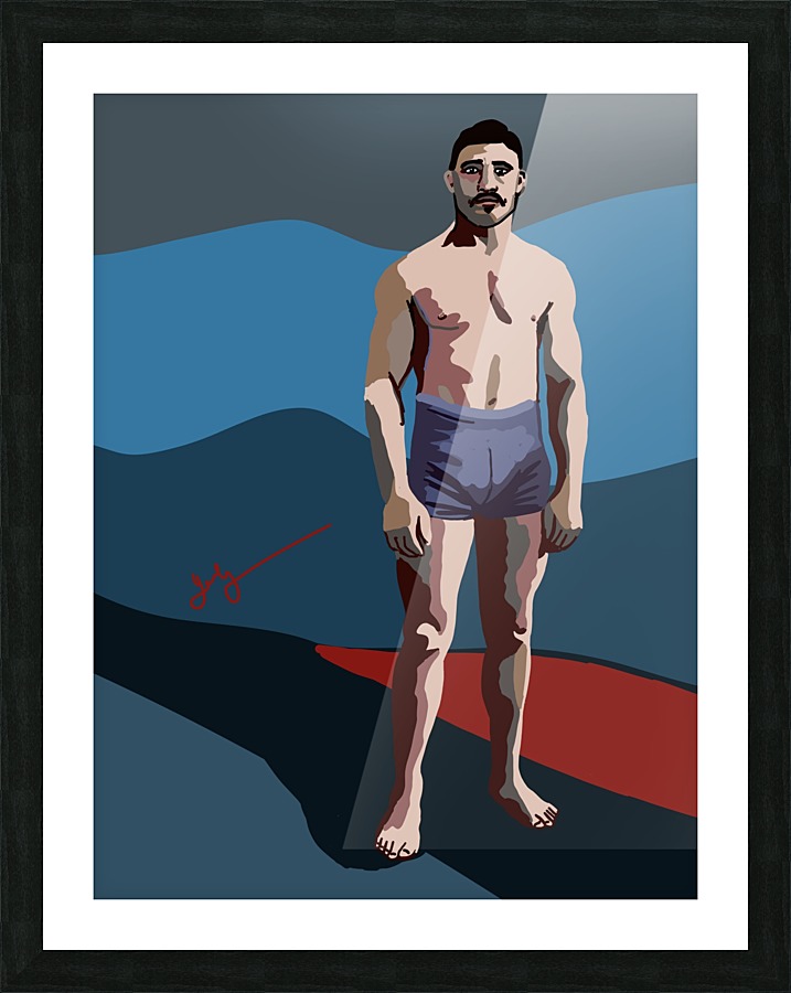 Athlete Picture Frame print