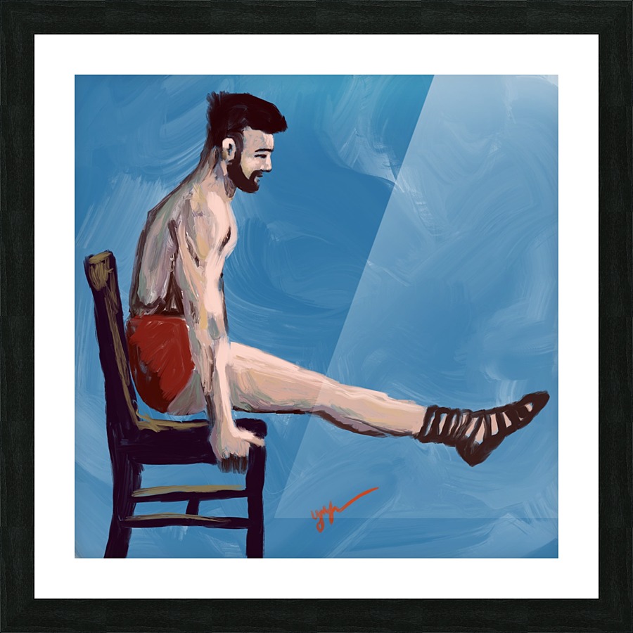 Body Strength Picture Frame print