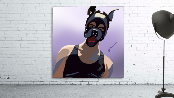 Puppy Portrait Wall Preview