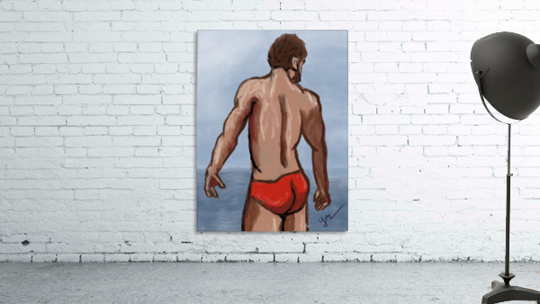 Red Speedo Wall Preview