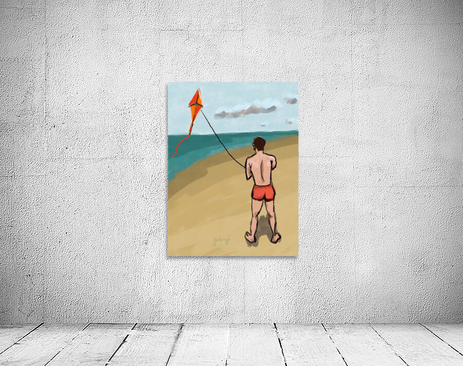 Kite Boy Wall Preview