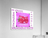 RASPBERRY LIQUORICE Acrylic Print
