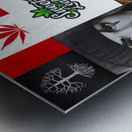 daclownofclownsrollingpapers Metal print
