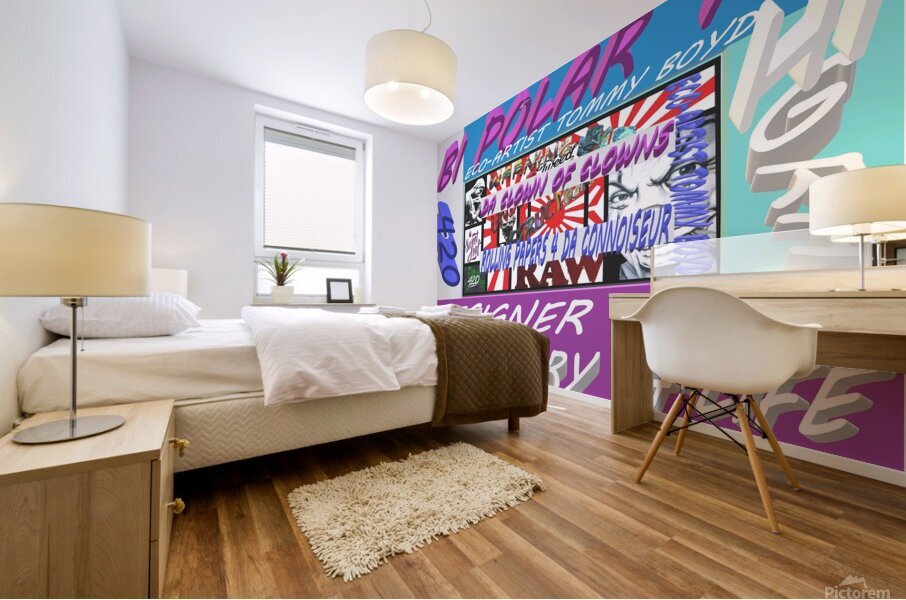 ROLLING PAPERSCLOWNOFCLOWNWEBSITE Mural print