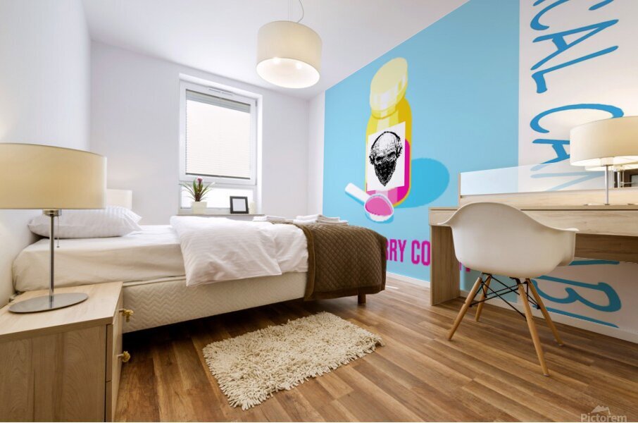 STRAWBERRY COUGH Mural print