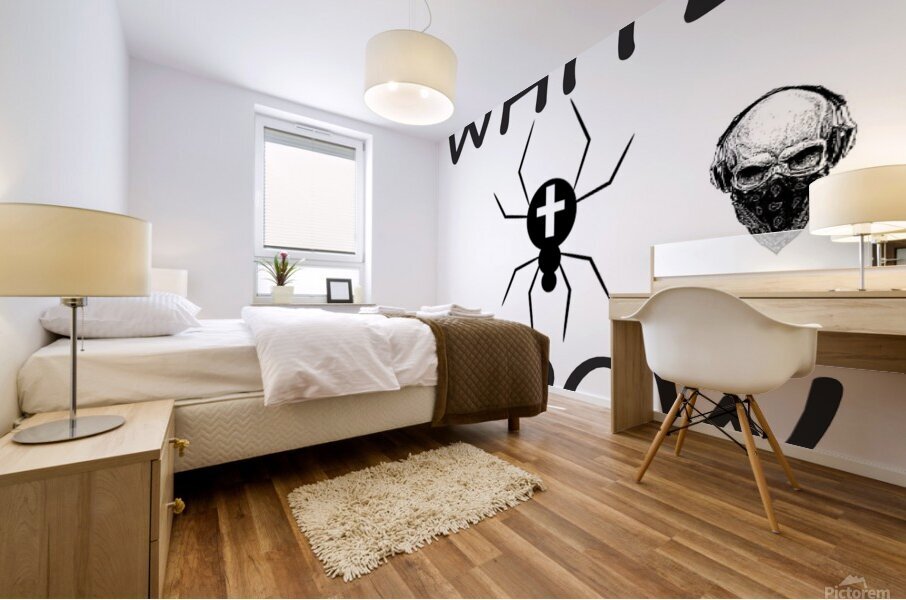 WHITE WIDOW Mural print