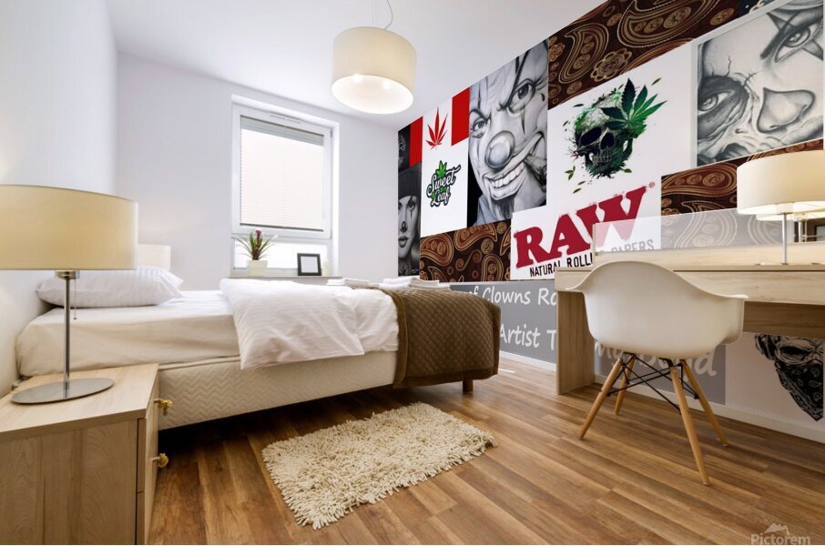daclownofclownsrollingpapers Mural print