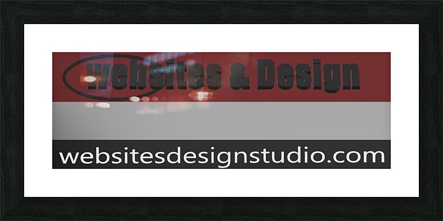 websitesdesignstudio.comlogo Picture Frame print