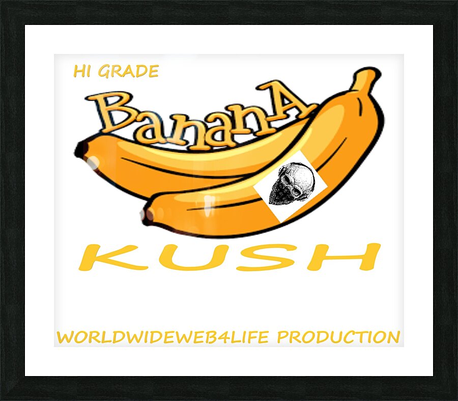 BANANA KUSH Picture Frame print