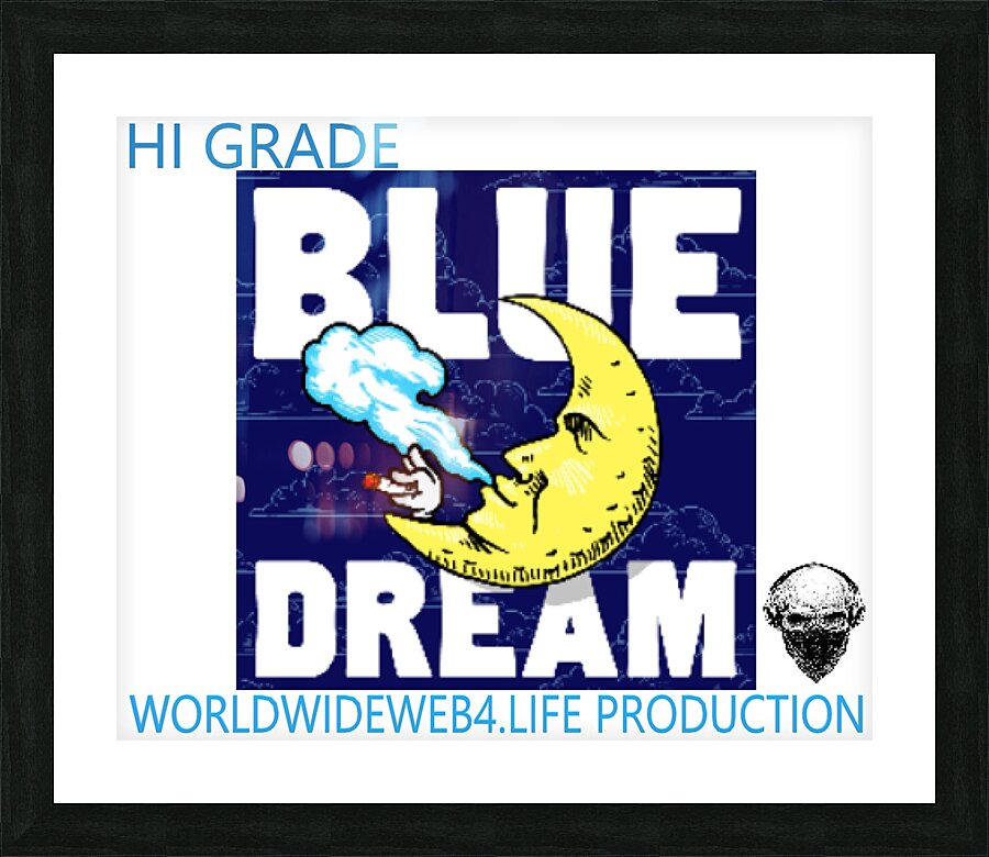 BLUE DREAM Picture Frame print