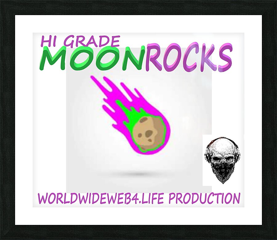 MOONROCKS Picture Frame print