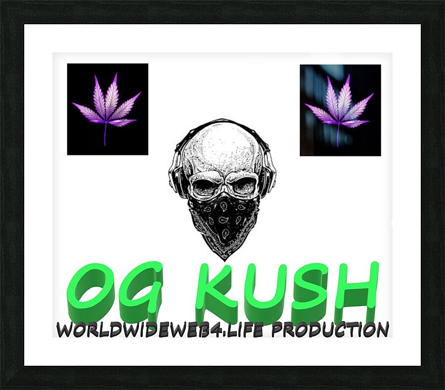 OG KUSH Picture Frame print