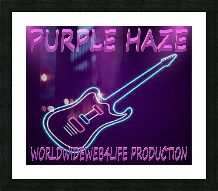 PURPLE HAZE Picture Frame print