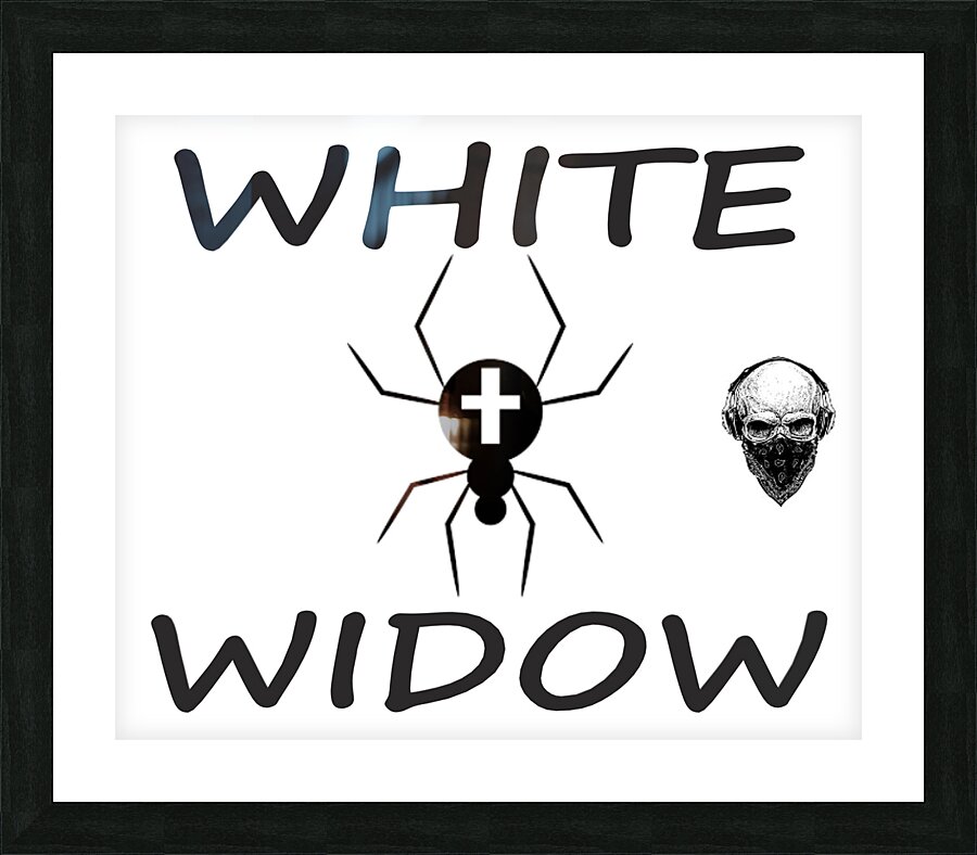 WHITE WIDOW Picture Frame print