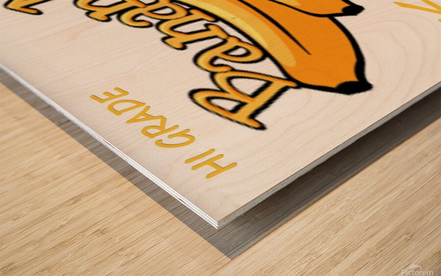 BANANA KUSH Wood print