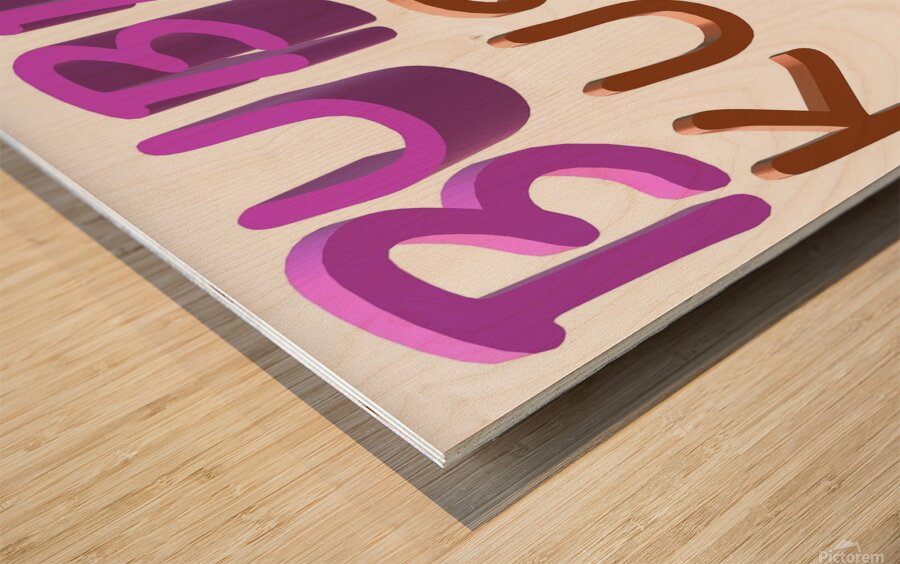 BUBBA KUSH Wood print