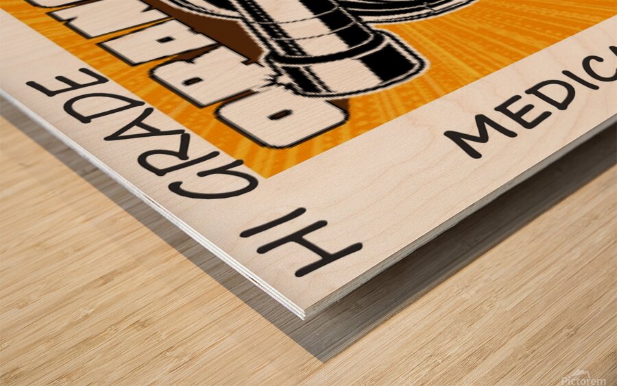 ORANGE TURBO Wood print