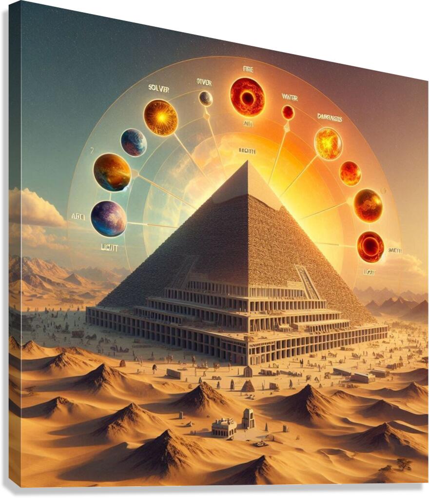 The Cosmic Balance Canvas Print