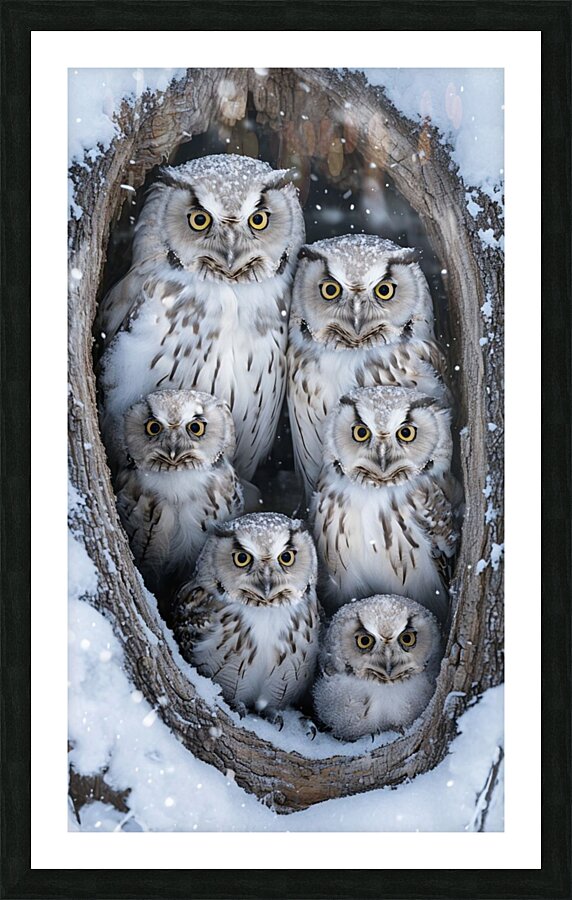 Winter Watch Picture Frame print