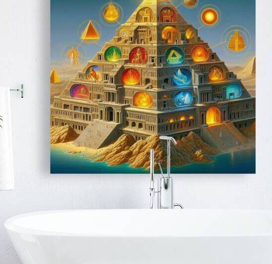 The Ascension of Elements: A Tapestry of Wisdom by Sabri AlSanosi